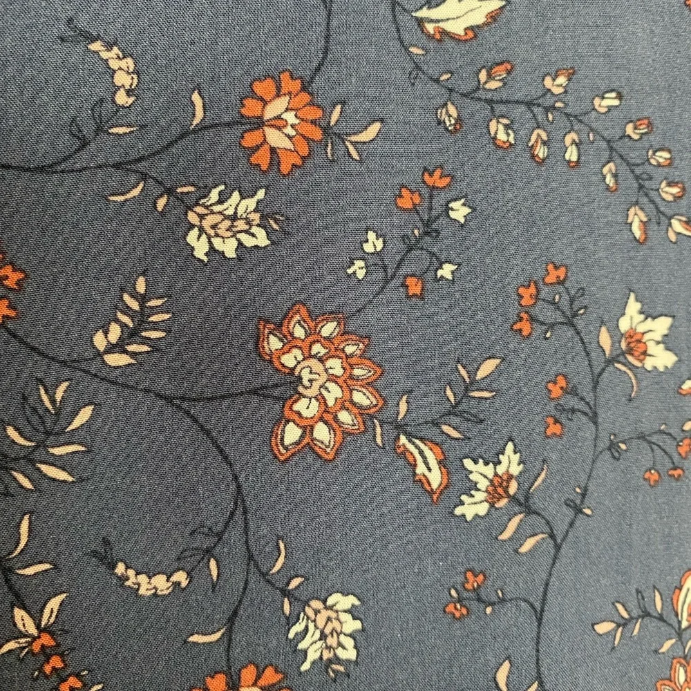 GAP Blue Floral Pattern Dress - Picture 8 of 10